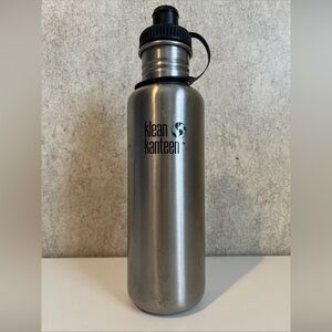 Klean Kanteen Silver Water Bottle 27oz